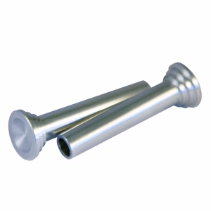 All American Billet Door Lock Knob, 10-24 Thread Size, Stepped Head, Polished